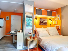 Studio moderne · 20m des pistes · Balcon et WiFi - FR-1-344-932